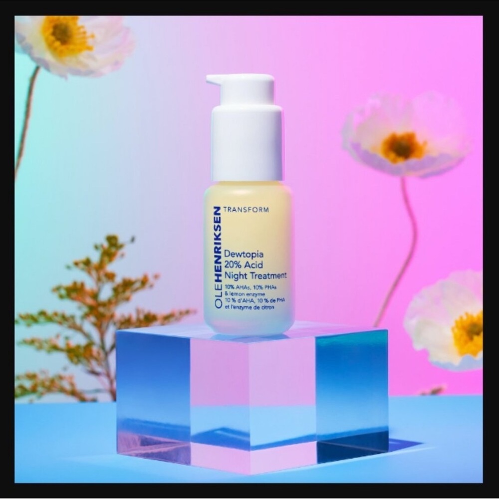 NIB OLEHENRIKSEN Dewtopia 20% Acid Night Treatment. Full size - Retail $60